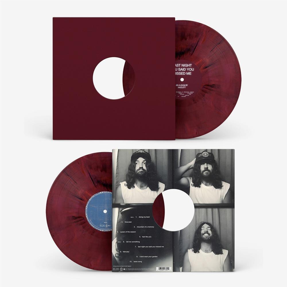Hazlett - Last Night You Said You Missed Me - Red & Black Vinyl LP Record [ vinyl ]