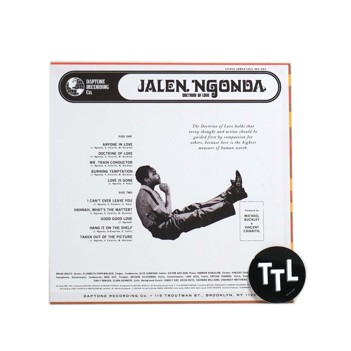Jalen Ngonda: Doctrine of Love (Indie Exclusive Colored Vinyl) Vinyl LP