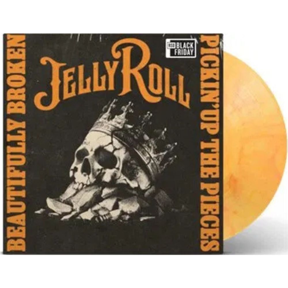 Jelly Roll - Beautifully Broken (Pickin' Up The Pieces) - RSD Black Friday 2025 Tequila Sunrise Vinyl LP Record [ vinyl ]