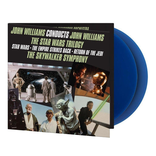 John Williams - The Star Wars Trilogy - Translucent Blue Vinyl LP Record [ vinyl ]