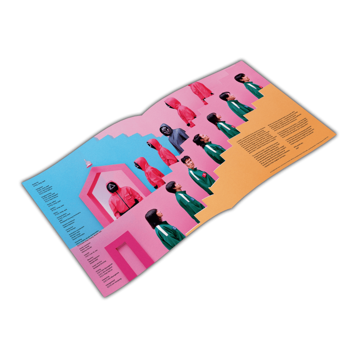 Jung Jaeil - Squid Game Original Soundtrack - Green & Pink Vinyl LP Record [ vinyl ]