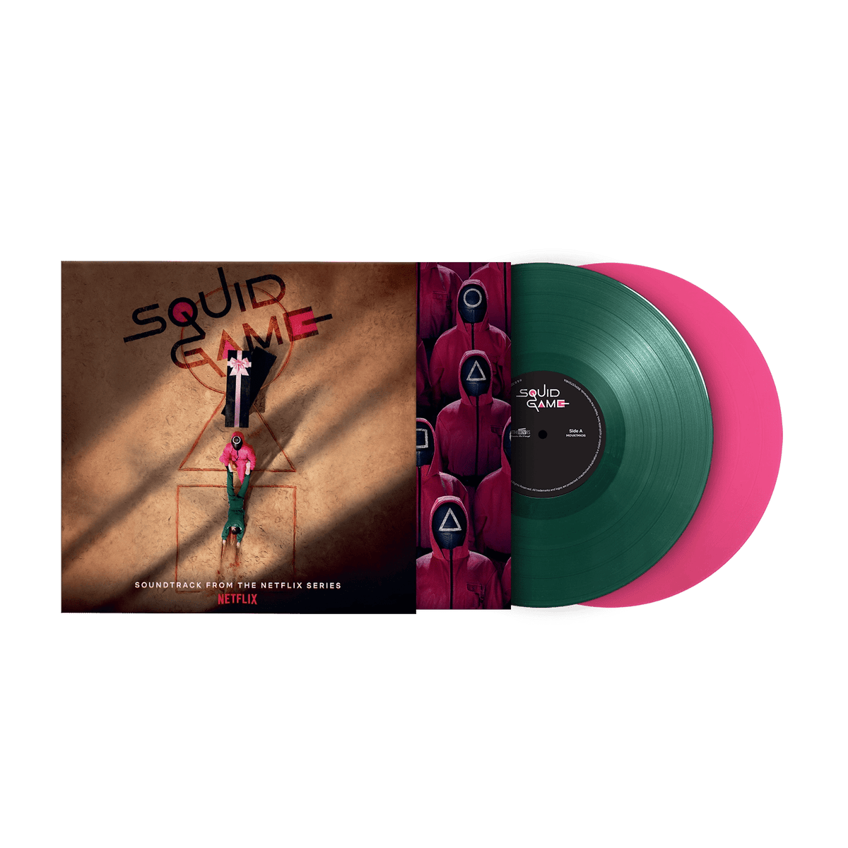 Jung Jaeil - Squid Game Original Soundtrack - Green & Pink Vinyl LP Record [ vinyl ]