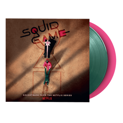 Jung Jaeil - Squid Game Original Soundtrack - Green & Pink Vinyl LP Record [ vinyl ]