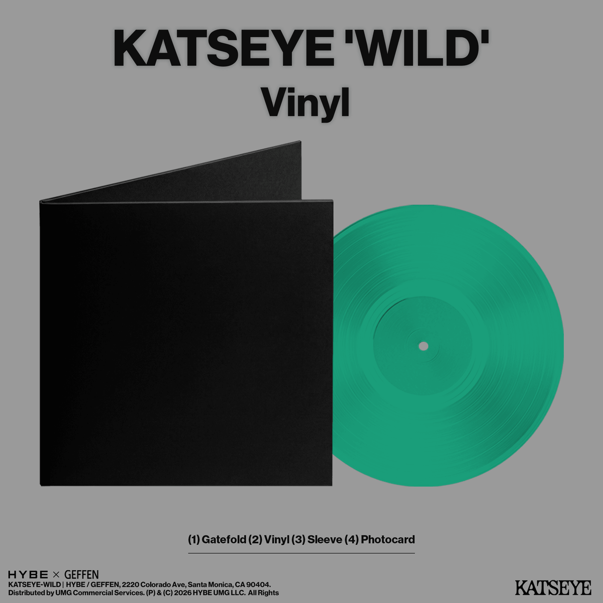 Katseye - Wild - Jade Vinyl LP Record [ vinyl ]