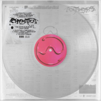 Lady Gaga - Chromatica - Limited Edition Clear Vinyl LP Record [ vinyl ]