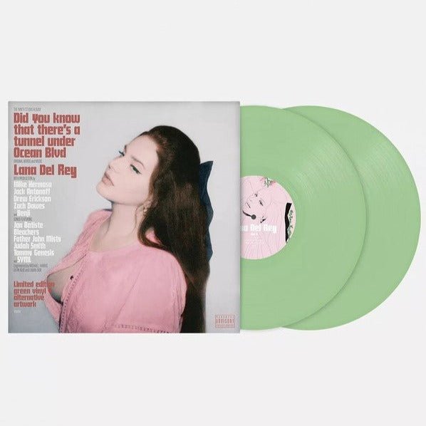 Lana Del Rey - Did You Know That There's A Tunnel Under Ocean Blvd - Green Vinyl LP Record [ vinyl ]