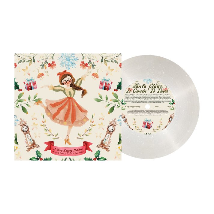 Laufey - A Very Laufey Holiday Santa Claus Is Comin' To Town - Snow Globe Glitter Vinyl 7" [ vinyl ]