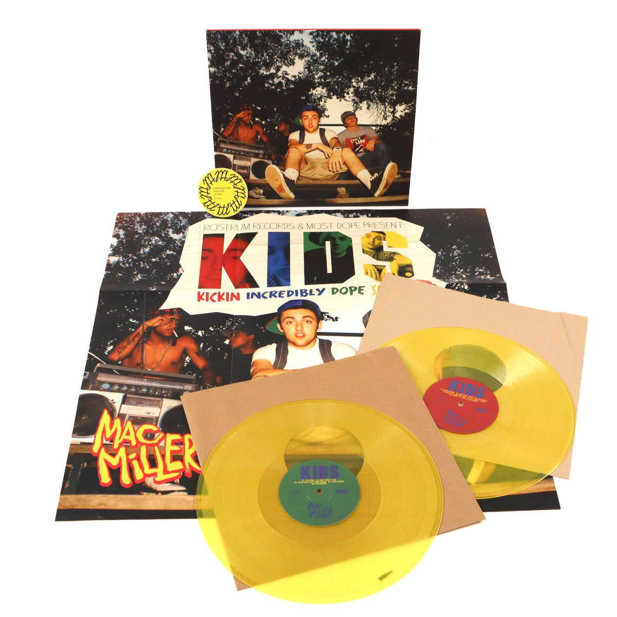 Mac Miller: K.I.D.S (Yellow Colored Vinyl) Vinyl 2LP