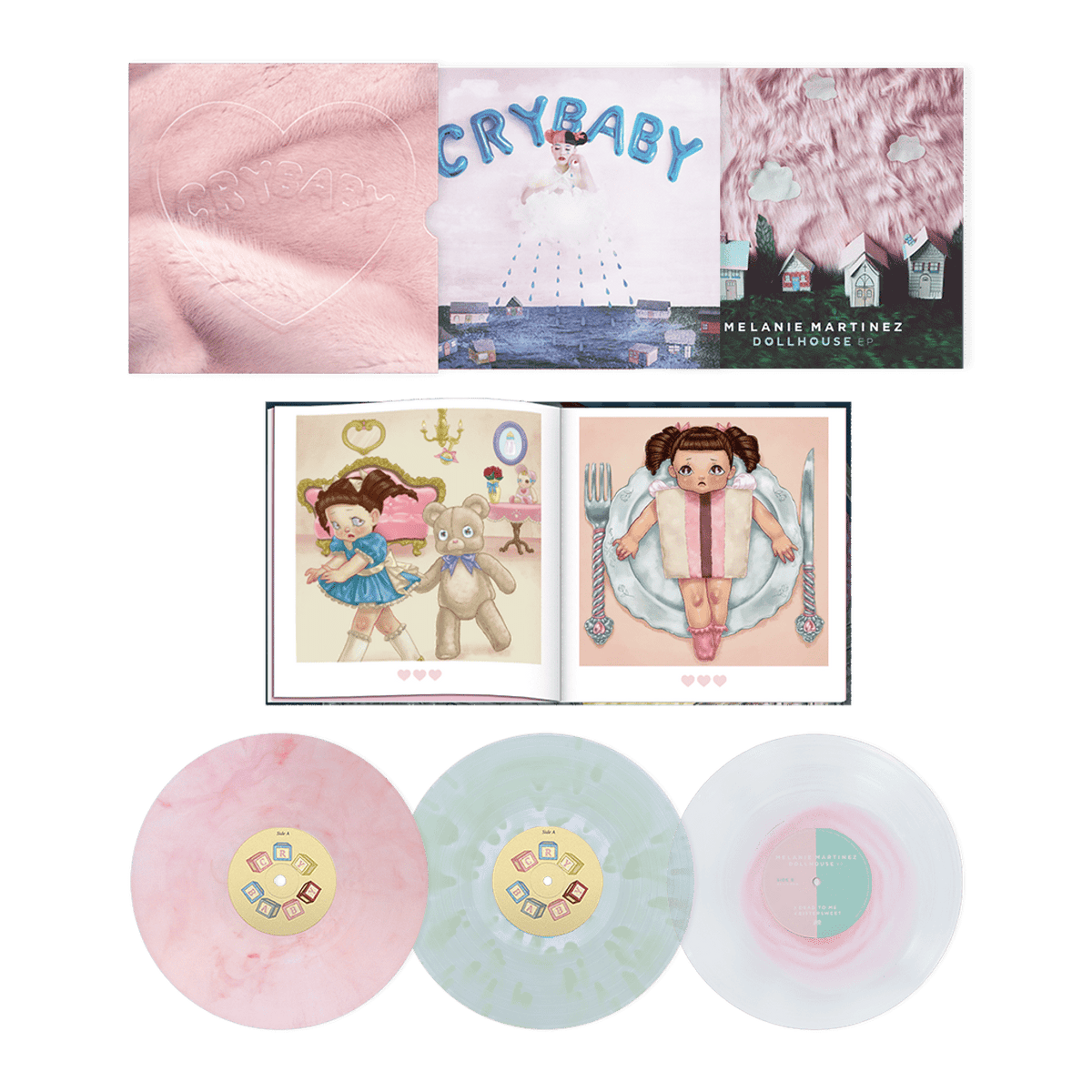 Melanie Martinez - Cry Baby + Dollhouse (10th Anniversary Edition) - Tricolour Vinyl LP Boxset [ vinyl ]