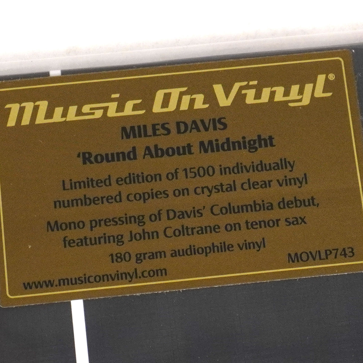 Miles Davis: Round About Midnight (180g, Colored Vinyl) Vinyl LP