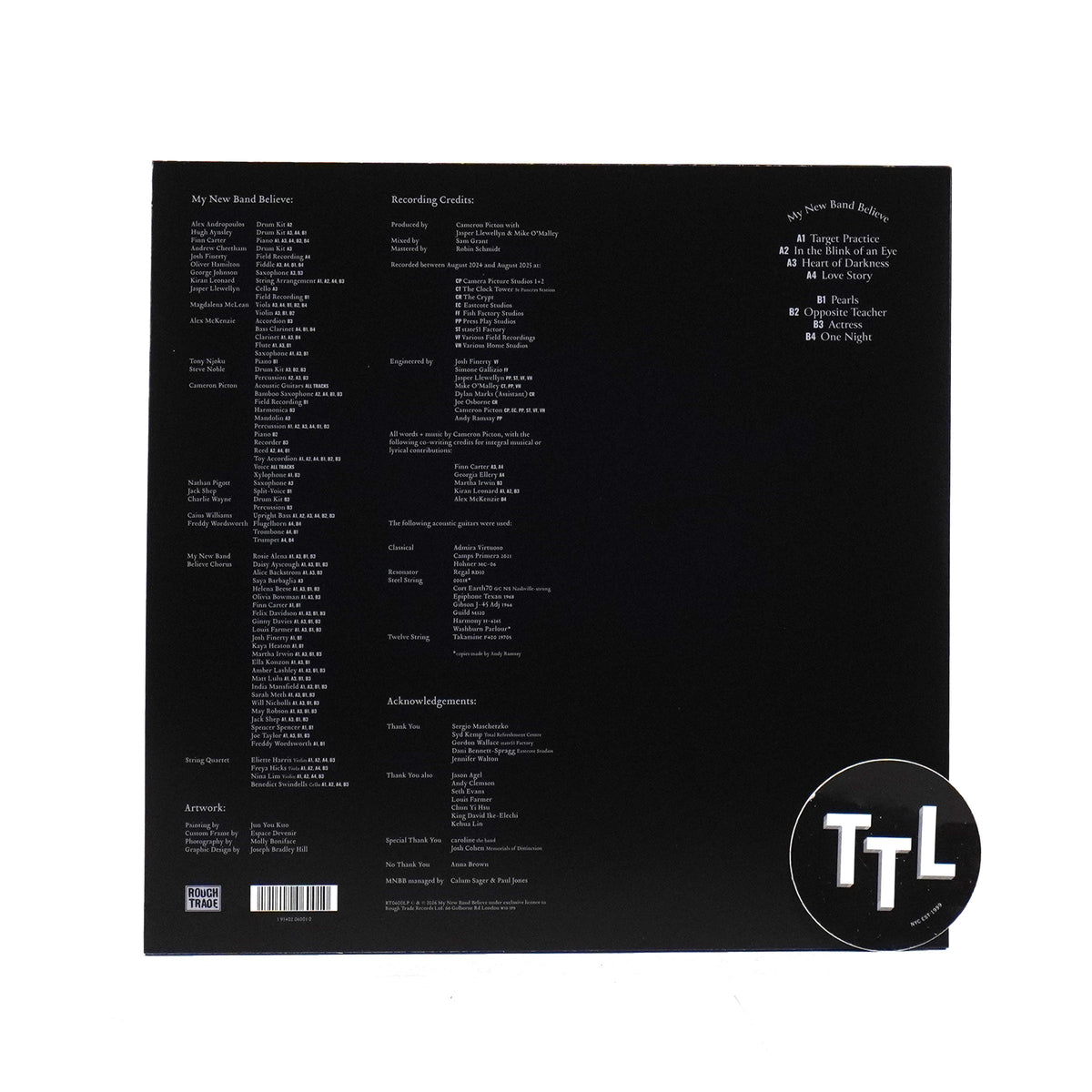 My New Band Believe: My New Band Believe (Black Midi) (Indie Exclusive Colored Vinyl) Vinyl LP+10"