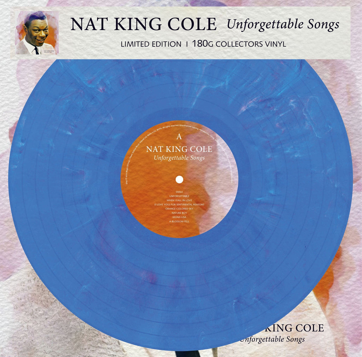 Nat King Cole – Unforgettable Songs - Marbled Vinyl LP Record [ vinyl ]