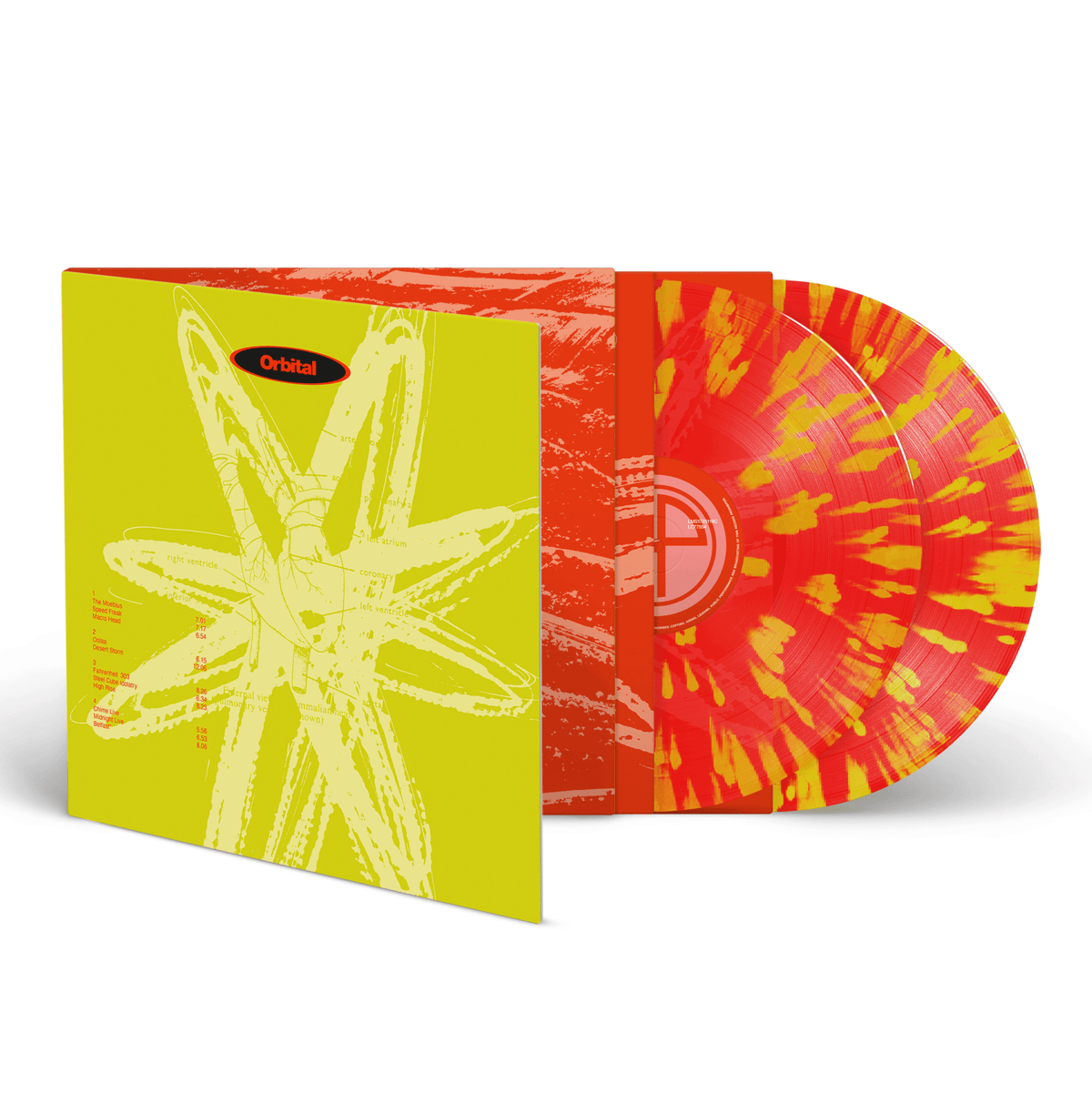 Orbital - Orbital (The Green Album) – Green & Red Splattered Vinyl LP Record [ vinyl ]