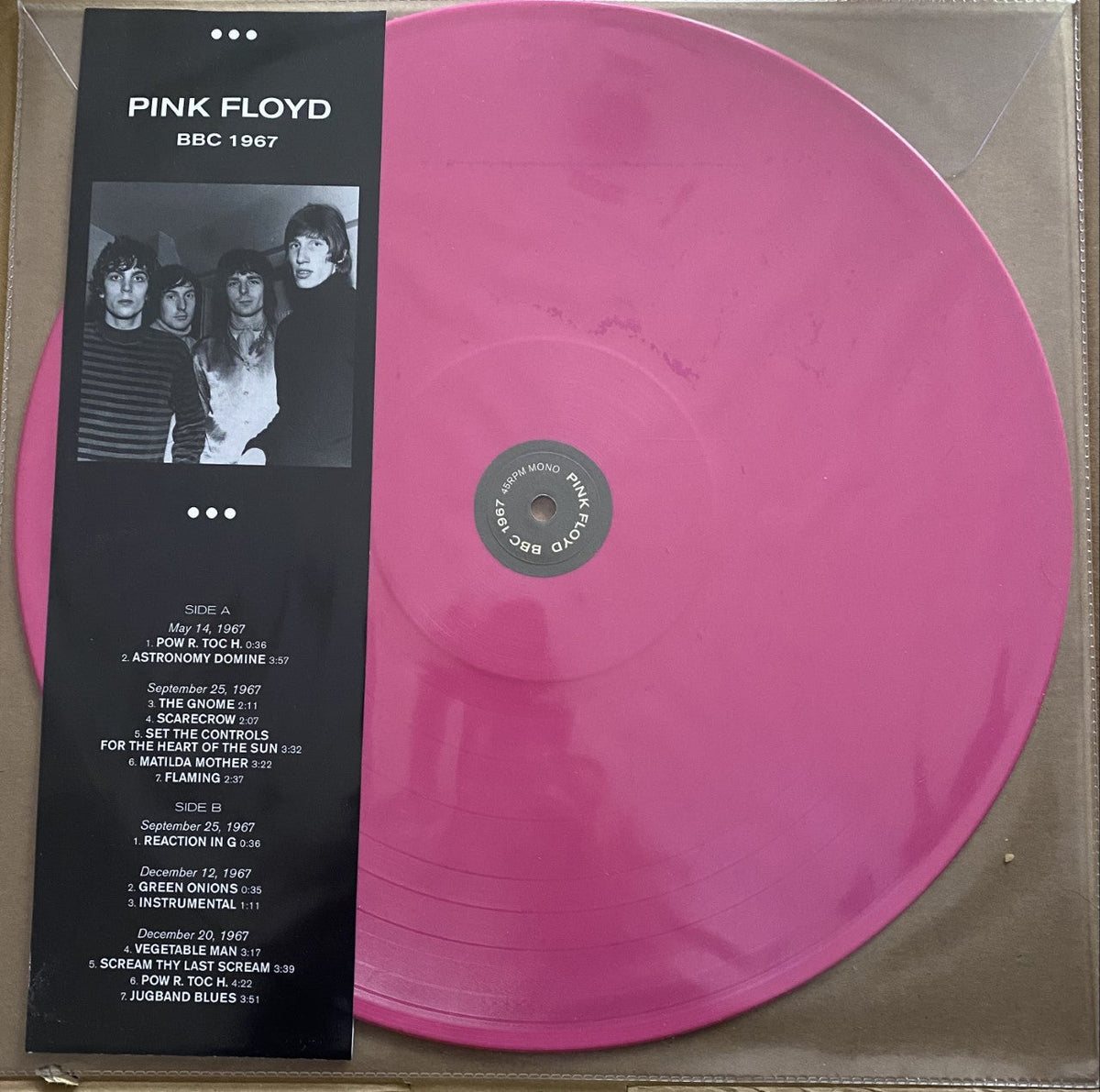 Pink Floyd - Live at the BBC 1967 - Random Coloured Vinyl LP Record [ vinyl ]