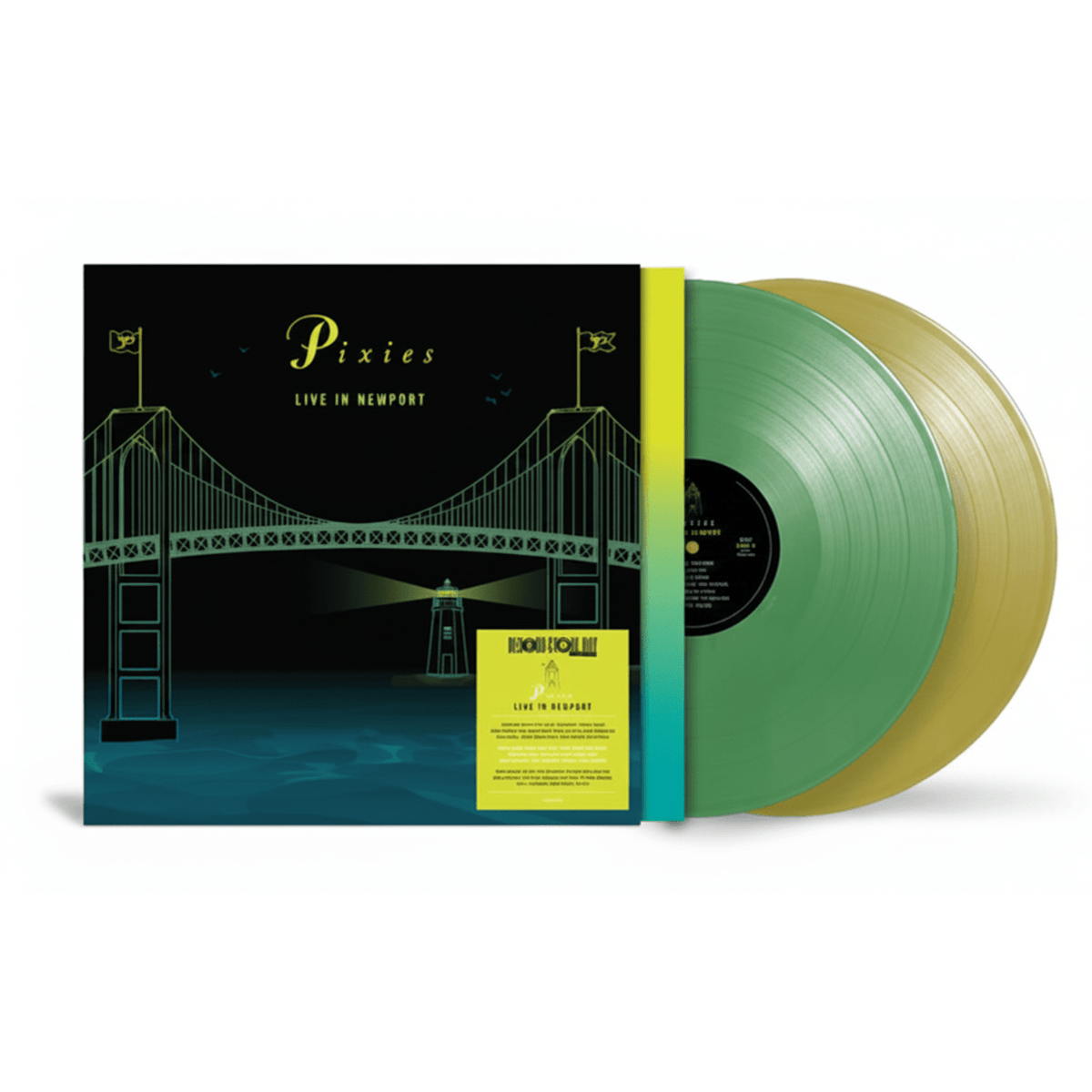 Pixies - Live In Newport - RSD 2026 Green & Yellow Vinyl LP Record [ vinyl ]