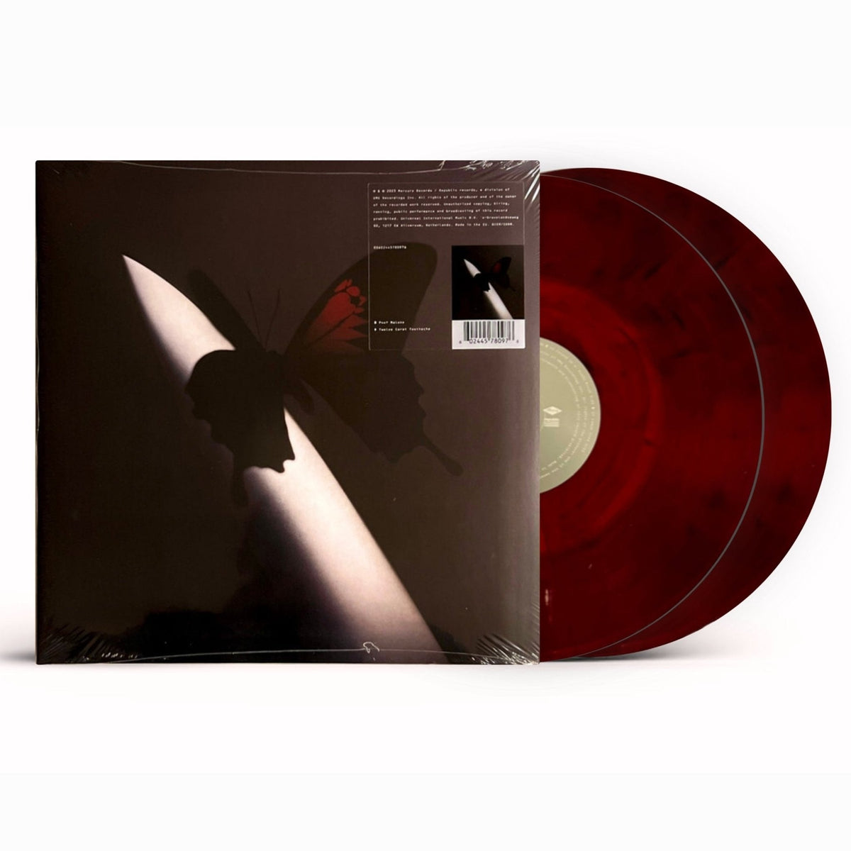 Post Malone - Twelve Carat Toothache - Red Marbled Vinyl LP Record [ vinyl ]