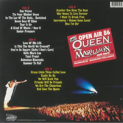 Queen - Live In Mannheim 1986 - Yellow Vinyl LP Record [ vinyl ]