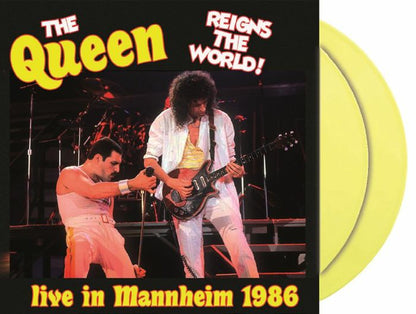Queen - Live In Mannheim 1986 - Yellow Vinyl LP Record [ vinyl ]