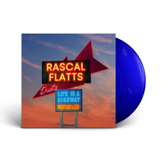 Rascal Flats - Life Is A Highway: Refueled Duets - Blue Vinyl LP Record [ vinyl ]