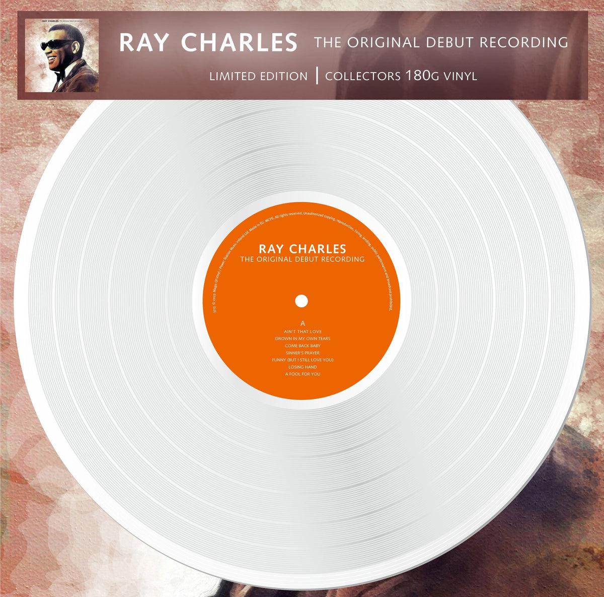 Ray Charles – Ray Charles - The Original Debut Recording - White Vinyl LP Record [ vinyl ]