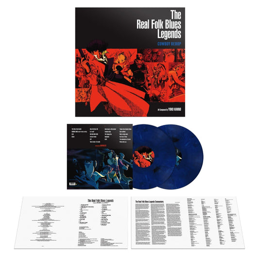 Seatbelts - Cowboy Bebop: The Real Folk Blues Legends - Dark Blue Marble Vinyl LP Record [ vinyl ]