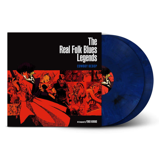 Seatbelts - Cowboy Bebop: The Real Folk Blues Legends - Dark Blue Marble Vinyl LP Record [ vinyl ]