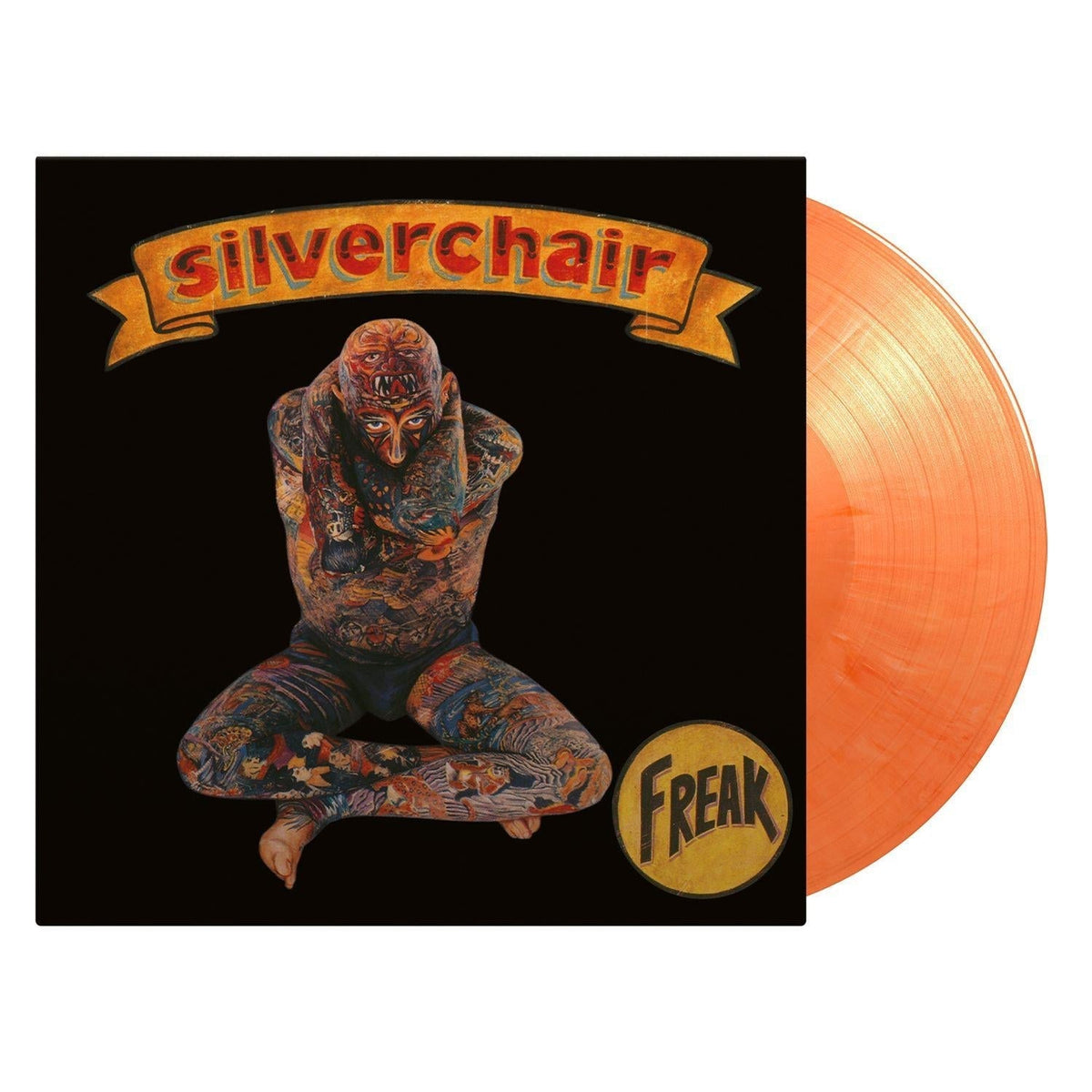Silverchair - Freak - Orange & White Marbled Vinyl LP Record [ vinyl ]