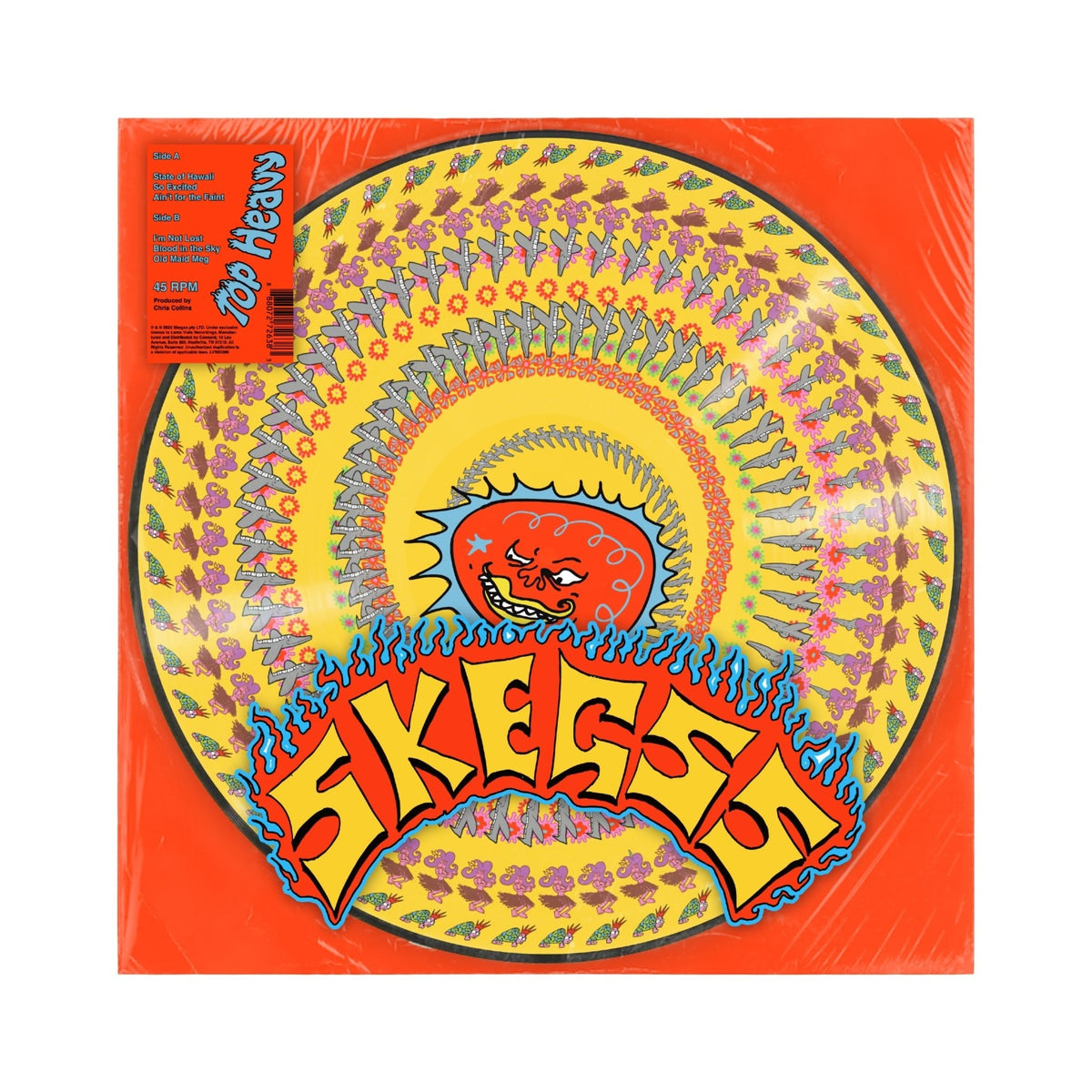 Skeggs - Top Heavy - Zoetrope Vinyl EP Record [ vinyl ]