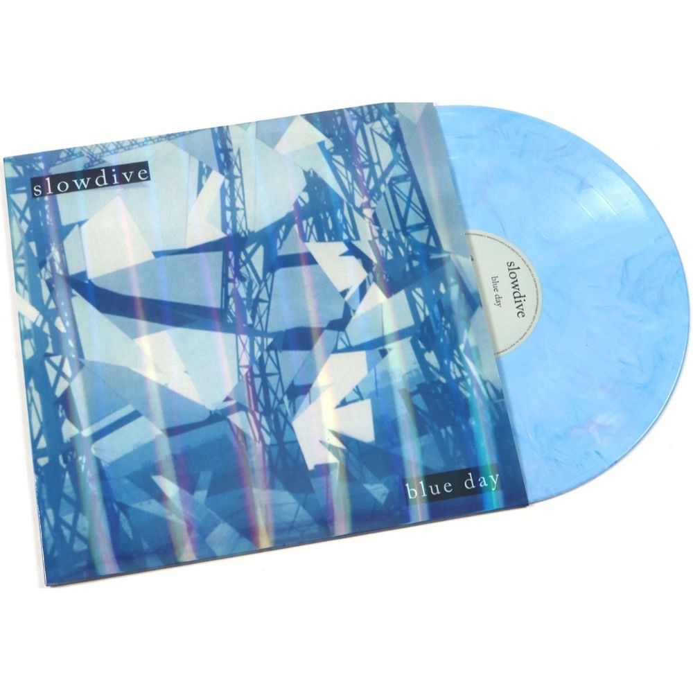 Slowdive - Blueday - Blue and White Marbled Vinyl LP Record [ vinyl ]