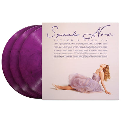 Taylor Swift - Speak Now (Taylor’s Version) - Orchid Marbled Vinyl LP Record [ vinyl ]