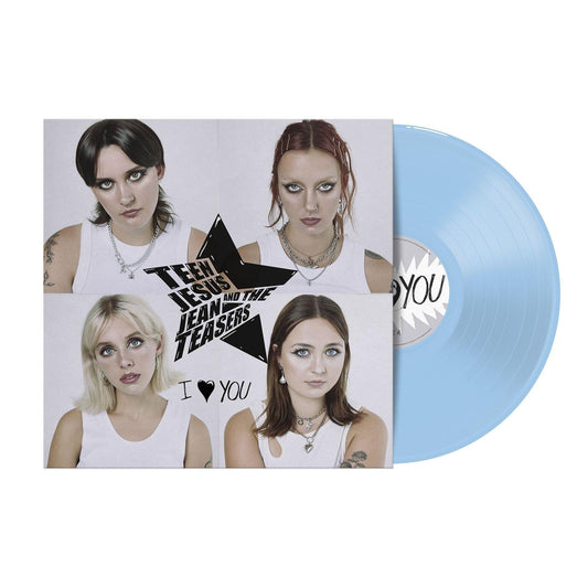 Teen Jesus And The Jean Teasers - I Love You - Opaque Light Blue Vinyl LP Record [ vinyl ]