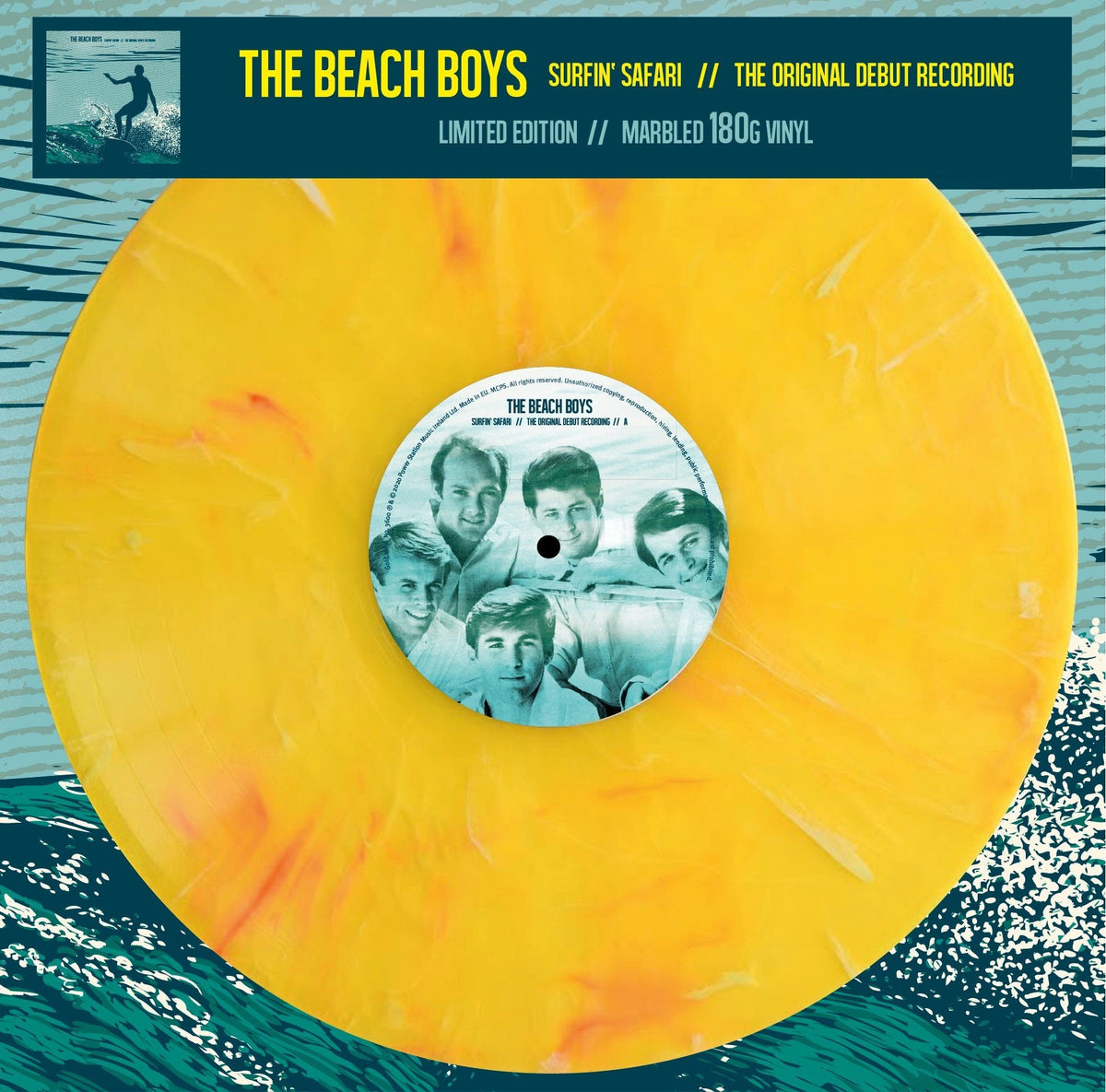 The Beach Boys – Surfin’ Safari - The Original Recording - Marbled Vinyl LP Record [ vinyl ]