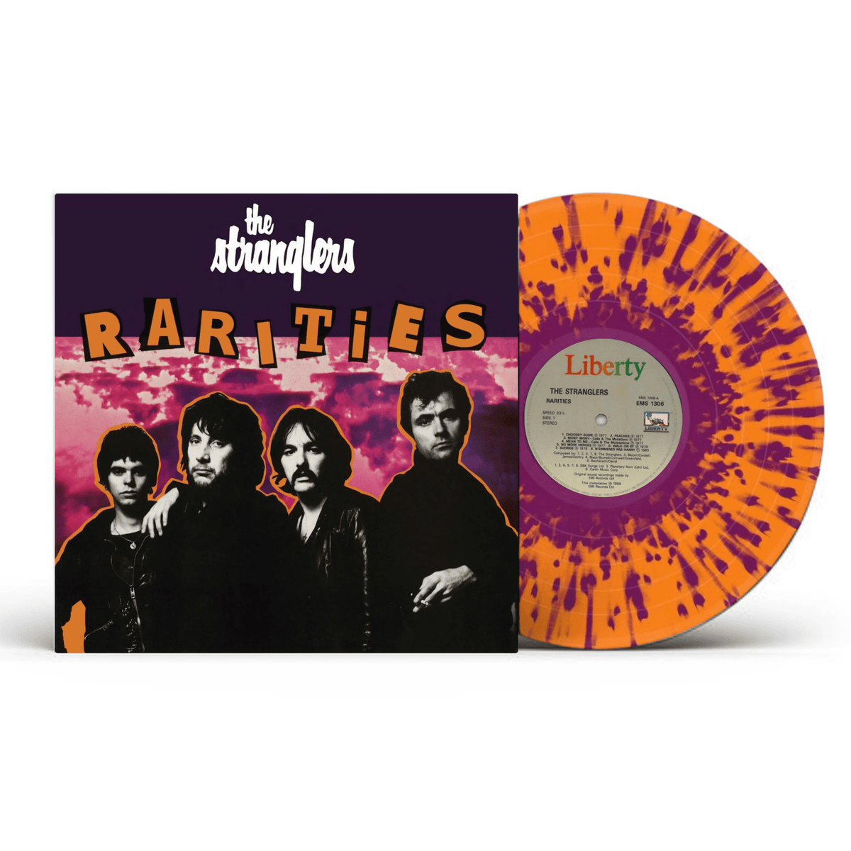 The Stranglers - Rarities - RSD 2026 Orange & Purple Splatter Vinyl LP Record [ vinyl ]