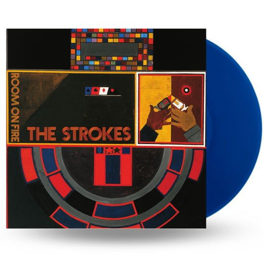 The Strokes ‎- Room On Fire - Blue Vinyl LP Record [ vinyl ]