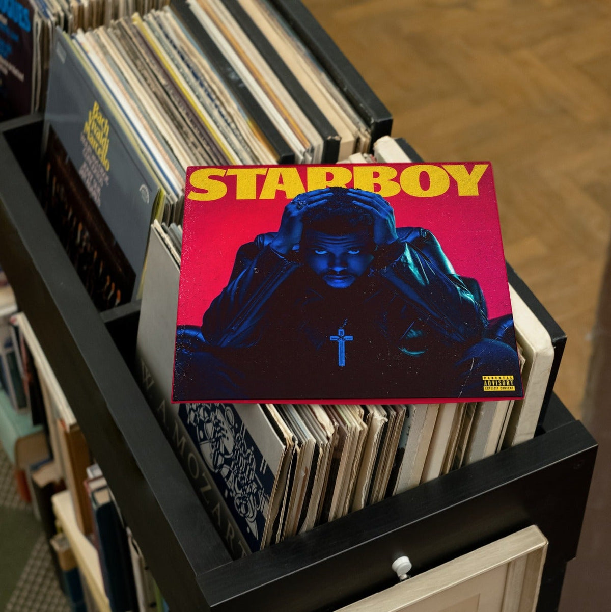The Weeknd - Starboy - Translucent Red Vinyl LP Record [ vinyl ]
