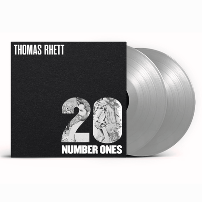 Thomas Rhett - 20 Number Ones - Silver Vinyl LP Record [ vinyl ]