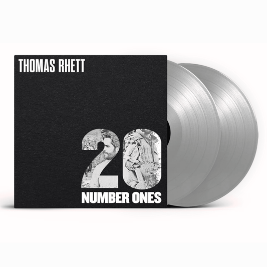 Thomas Rhett - 20 Number Ones - Silver Vinyl LP Record [ vinyl ]