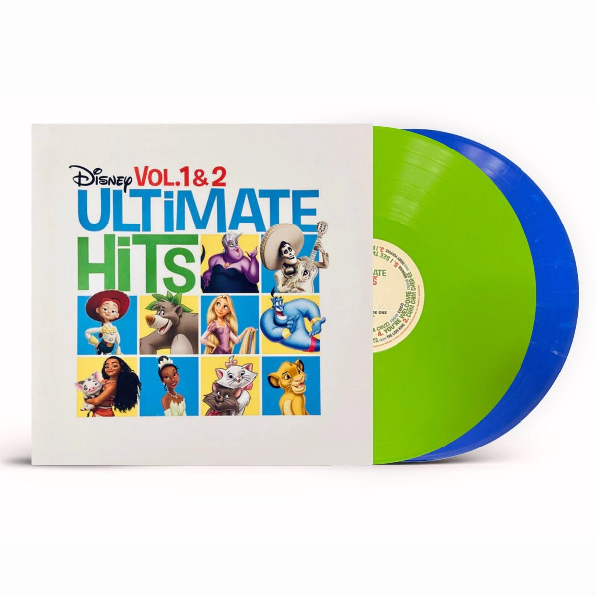 Various Artists - Disney Ultimate Hits Volume 1 & 2 - Green & Blue Vinyl LP Record [ vinyl ]