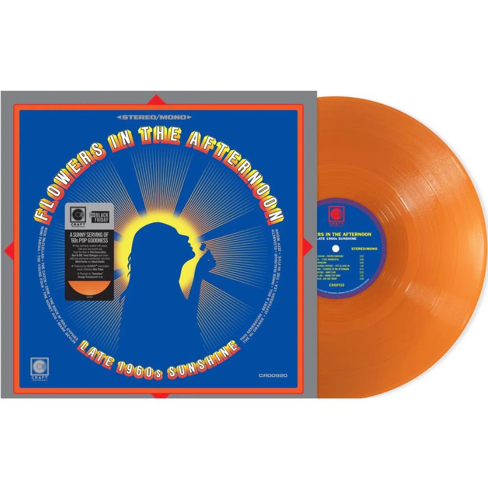 Various Artists - Flowers In The Afternoon: Late 1960s Sunshine - RSD Black Friday 2025 Translucent Orange Vinyl LP Record [ vinyl ]
