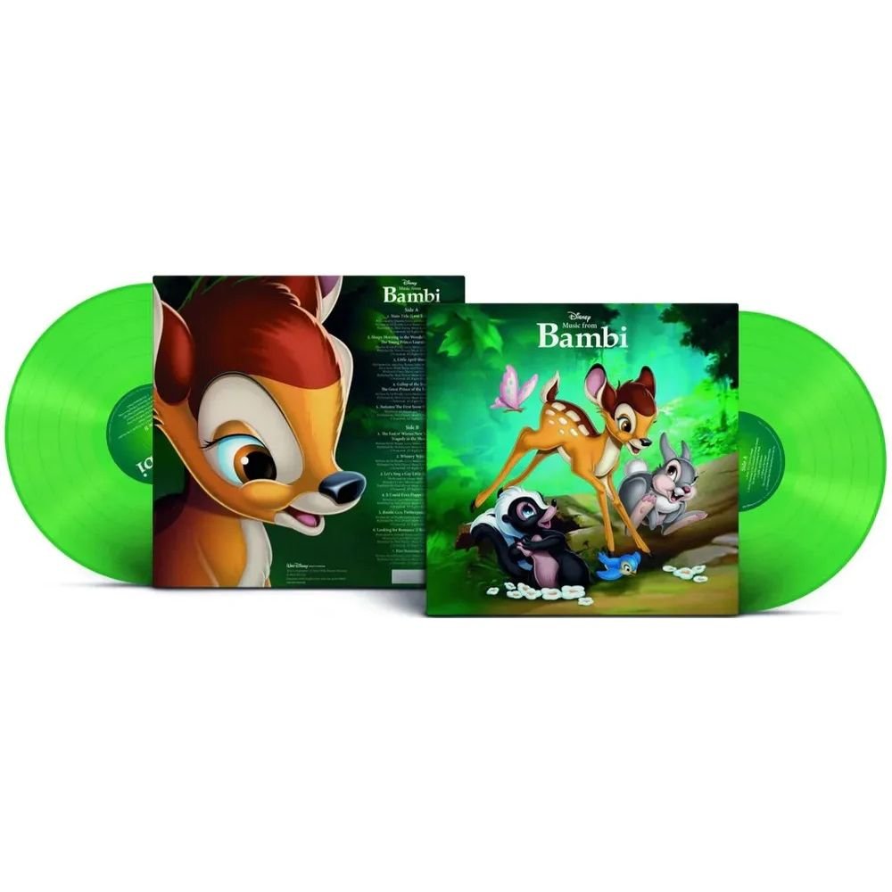 Various Artists - Music From Bambi: 80th Anniversary (Original Soundtrack) - Light Green Vinyl LP Record [ vinyl ]