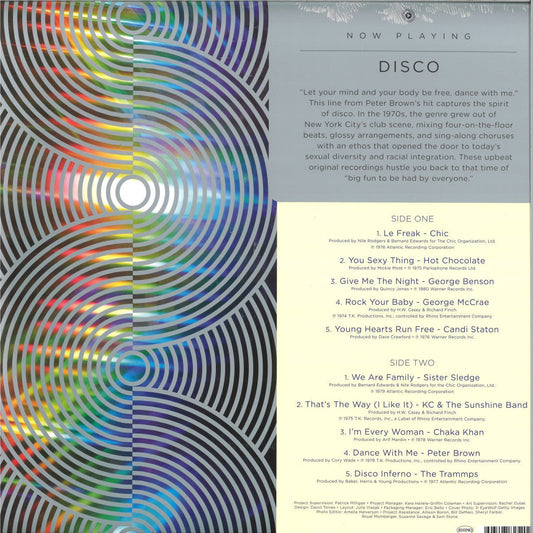 Various Artists - Now Playing: Disco - Clear Vinyl LP Record [ vinyl ]