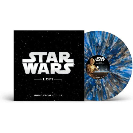 Various Artists - Star Wars LOFI: Music From Vol. 1–3 - Translucent Grey With Blue And White Vinyl LP Record [ vinyl ]