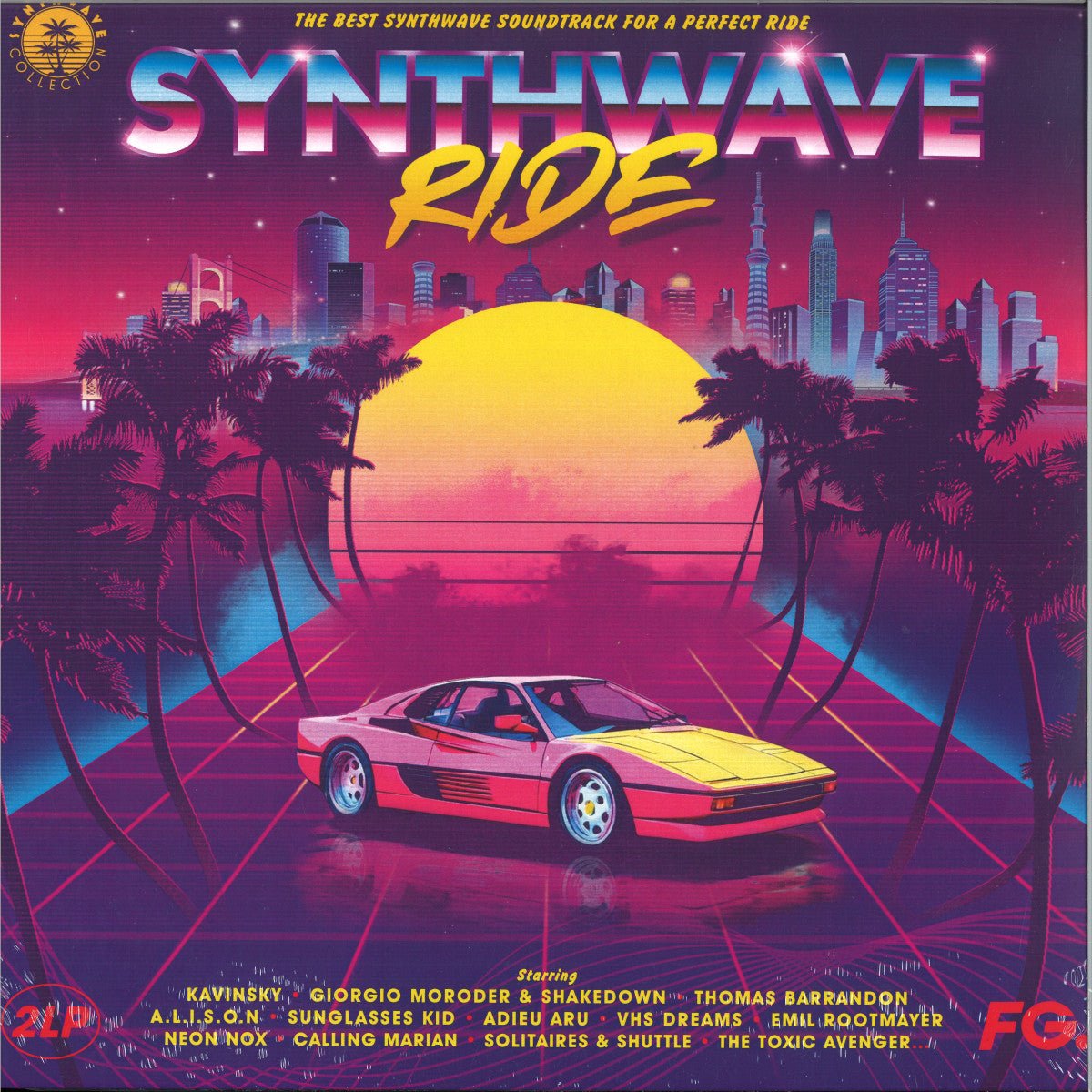 Various Artists - Synthwave Ride - Vinyl LP Record [ vinyl ]