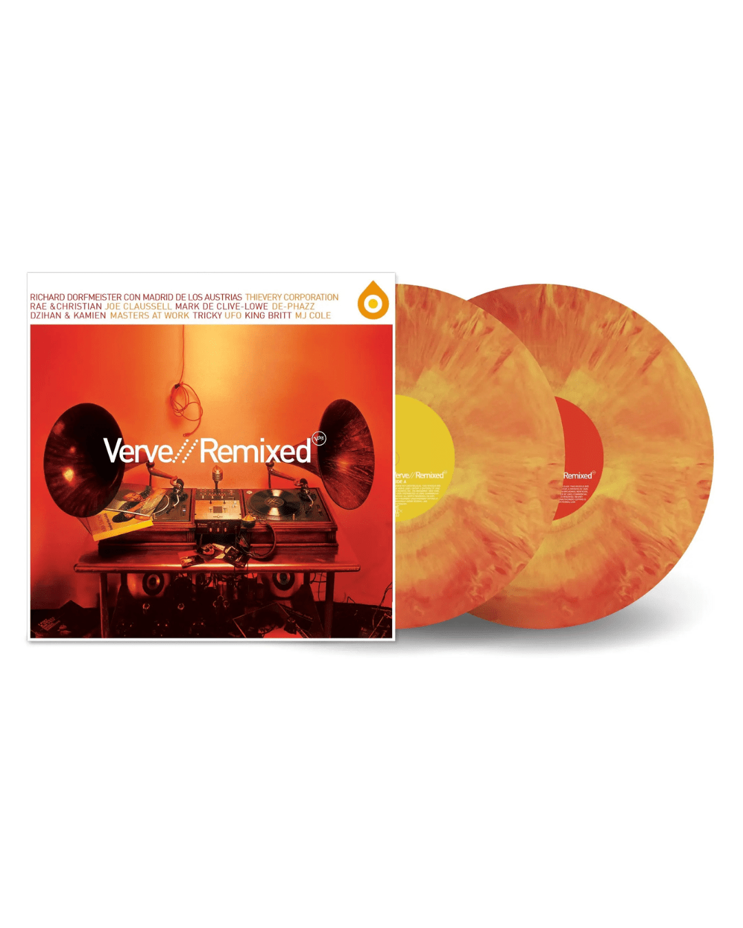 Various Artists - Verve: Remixed - Yellow & Orange Marble Vinyl LP Record [ vinyl ]