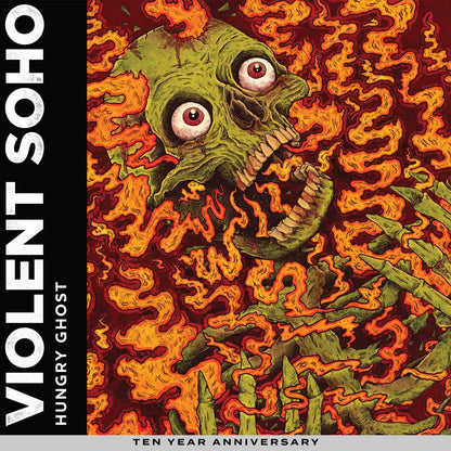 Violent Soho – Hungry Ghost - 10th Anniversary Translucent Yellow with Orange and Red Splatter Vinyl LP Record [ vinyl ]