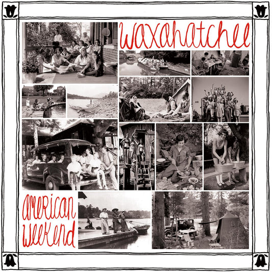 Waxahatche - American Weekend - Red & White Swirl Vinyl LP Record [ vinyl ]