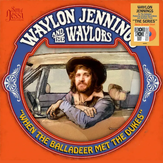 Waylon Jennings & The Waylors - When The Balladeer Met The Dukes - RSD 2026 Orange Vinyl LP Record [ vinyl ]