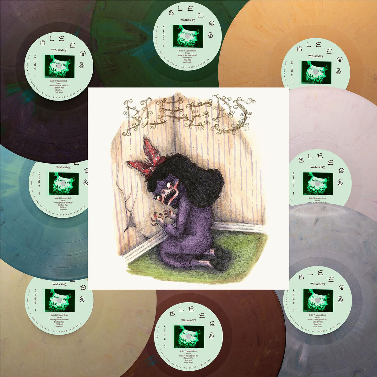 Wednesday - Bleeds - EcoMix Vinyl LP Record [ vinyl ]