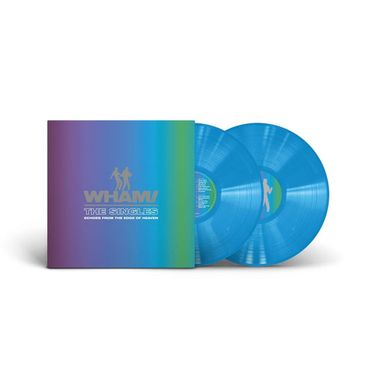 Wham! - The Singles: Echoes From The Edge Of Heaven - Blue Vinyl LP Record [ vinyl ]